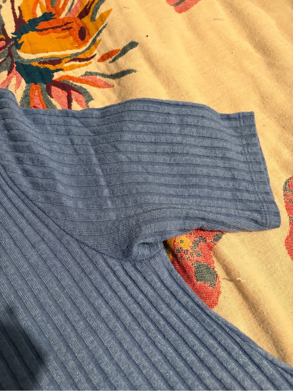 Soft Surroundings Ribbed Scoop-Neck Maxi Dress - Light Blue, Super Soft Medium - Picture 4 of 6